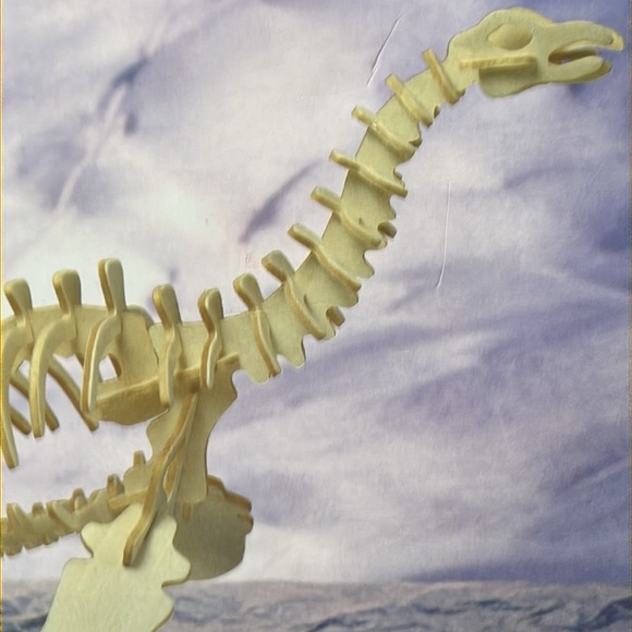 Wooden 3D Plesiosaurus Puzzle - Picture 3 of 3